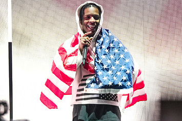 ASAP Rocky performs at a festival.