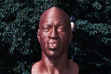 George Floyd statue in NYC