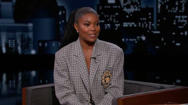 During an appearance on 'Kimmel' to talk about her latest book, Gabrielle Union revealed the most she can recall spending in one night at the strip club.