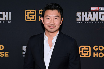 Simu Liu on the red carpet for Shang-Chi