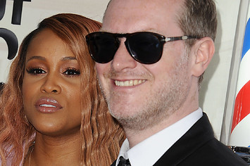Actress/rapper Eve and husband Maximillion Cooper attend the premiere of "Barbershop: The Next Cut" at TCL Chinese Theatre.