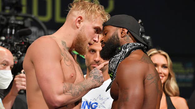 MMA fighter Tyron Woodley lost his fight against Jake Paul earlier this year, and now he’s gotten that tattoo he promised to get in the event of a loss.
