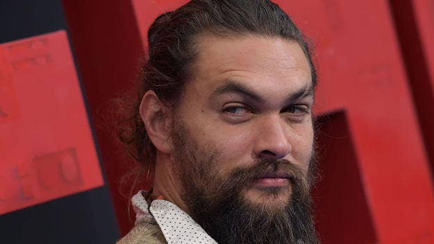 During a recent interview on an Australian radio show, Jason Momoa joked about which of his past acting roles he doesn't show to his two kids.