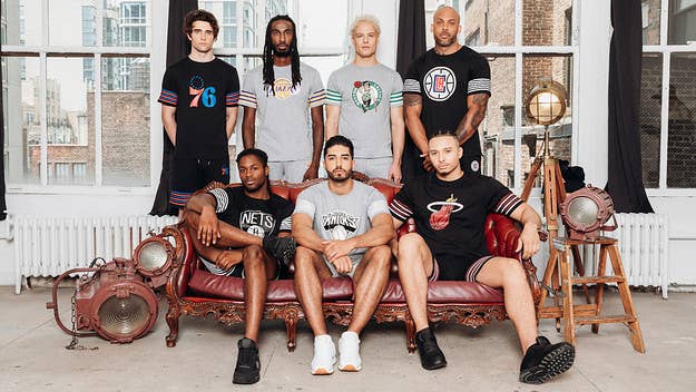 The collaboration sees Grungy Gentleman founder and designer Jace Lipstein aiming to craft a pair of NBA shorts that will be worn "forever."