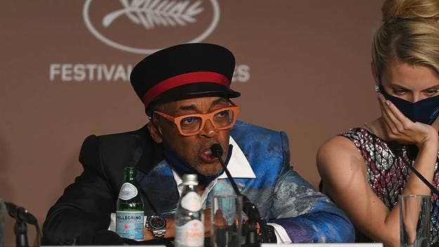Spike Lee addressed his mishap at Sunday's Cannes awards ceremony, where he accidentally announced the fest's Palm d'Or winner at the beginning of the evening.