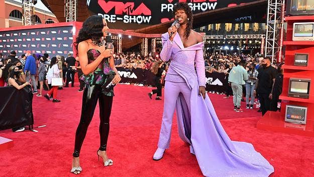 Lil Nas X’s purple Versace fit at the MTV Video Music Awards was the perfect way to kick off what turned out to be a huge night for the artist.