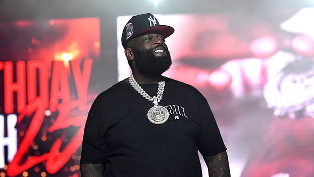 Rick Ross is enjoying the show when it comes to Drake and Kanye’s beef surrounding the release of their new albums 'Certified Lover Boy​​​​​​​' and 'Donda.'