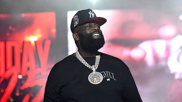 Rick Ross is enjoying the show when it comes to Drake and Kanye’s beef surrounding the release of their new albums 'Certified Lover Boy​​​​​​​' and 'Donda.'