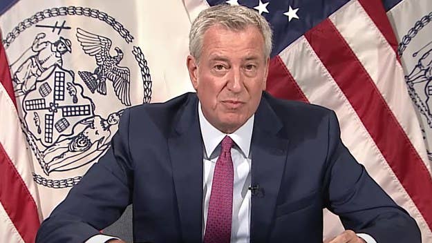 During a press conference on Tuesday, Mayor Bill de Blasio detailed the new Key to NYC Pass program, which requires proof of vaccination in certain areas.