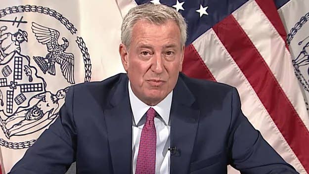 During a press conference on Tuesday, Mayor Bill de Blasio detailed the new Key to NYC Pass program, which requires proof of vaccination in certain areas.