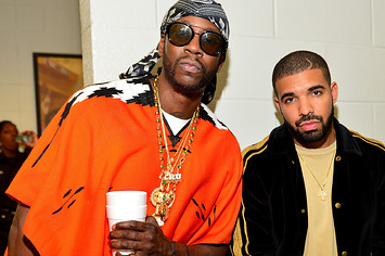 Drake and 2 Chainz in 2015