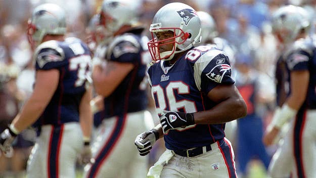Former NFL wide receiver David Patten, who won three Super Bowl titles with the New England Patriots, was killed in a motorcycle crash Thursday.