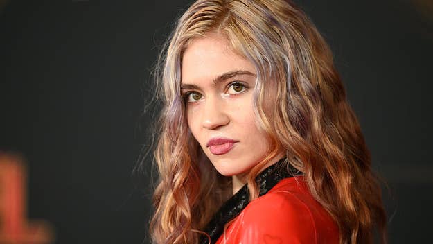 The track, which Grimes has previously teased, was played during her set at a virtual reality festival over the weekend and is titled "100% Tragedy."