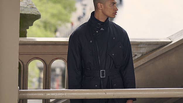 Boasting a selection of wax jackets, vests, and logo tees, the collaborative collection builds on Barbour International’s motorcycle heritage.