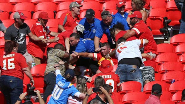 Emotions boiled over after Sunday’s 30-24 loss to the Los Angeles Chargers and resulted in a wild brawl at Arrowhead Stadium in Kansas City.