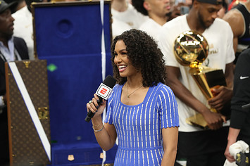 NBA reporter Malika Andrews