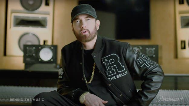 In a new clip from 'Behind the Music' on Paramount+, Eminem goes into detail on his friendship with LL, confirming fans' longtime jewelry speculation.