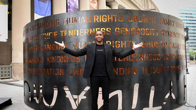 The Toronto Raptors' vice-chairman and president talks about his new art piece, the ongoing fight for social justice, and why Toronto feels like home to him.