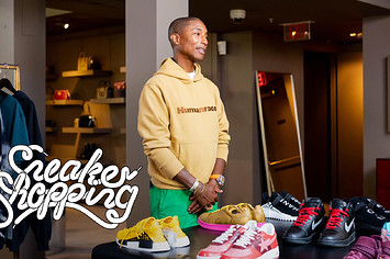 Pharrell Goes Sneaker Shopping With Complex