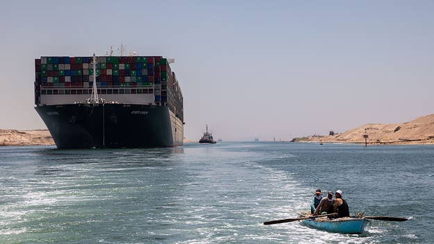 Nearly six months after the infamous Ever Given incident that caused a global trade issue, another Panama-flagged vessel was briefly stuck in the Suez Canal.
