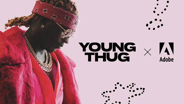 Young Thug, whose long-teased new album 'Punk' is out later this year, is bringing his unique approach to the creative process to the Adobe team.
