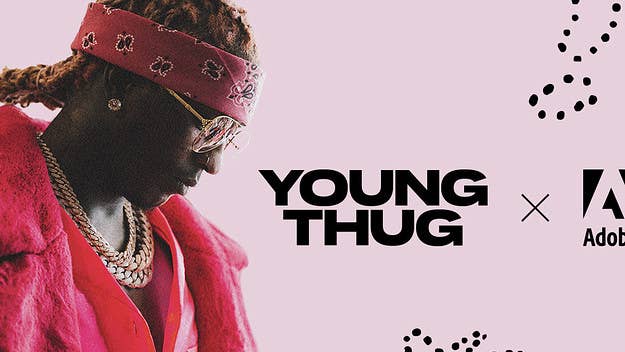 Young Thug, whose long-teased new album 'Punk' is out later this year, is bringing his unique approach to the creative process to the Adobe team.