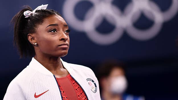 In a statement, a USA Gymnastics spokesperson said that Simone Biles had withdrawn from the team final competition and will be "assessed daily."
