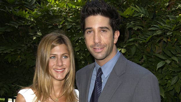A rep for David Schwimmer spoke out about a recent rumor that the actor and his 'Friends' co-star Jennifer Aniston have been "spending time" together.