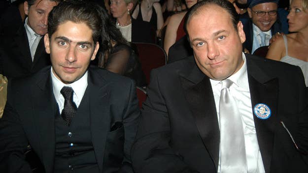 Michael Imperioli and James Gandolifini got so drunk while filming 'The Sopranos' they had to be chained to a tree, according to cast member Steve Schirripa.