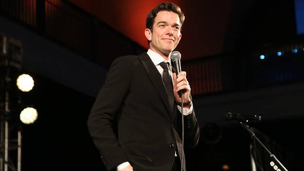 John Mulaney made the announcement during a vulnerability-centered appearance on his longtime friend Seth Meyers' 'Late Night' show on Tuesday.