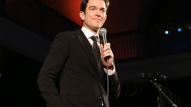 John Mulaney made the announcement during a vulnerability-centered appearance on his longtime friend Seth Meyers' 'Late Night' show on Tuesday.