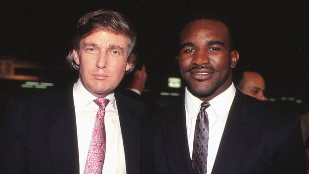 Former President Donald Trump will serve as a guest commentator when Evander Holyfield makes his return to the boxing ring Saturday in Florida.
