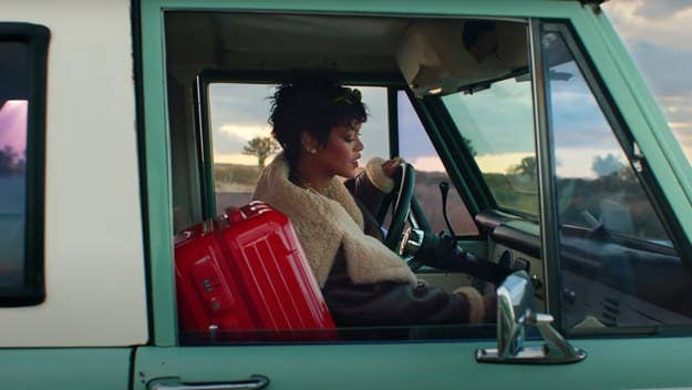 Rihanna stars in the latest campaign from the Germany-based luggage company. Also featured are LeBron James, Patti Smith, and Roger Federer.