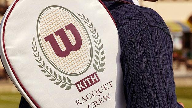 Kith and Wilson have joined forces to deliver a robust capsule collection of different, men's, women's, and children's pieces centered around tennis.