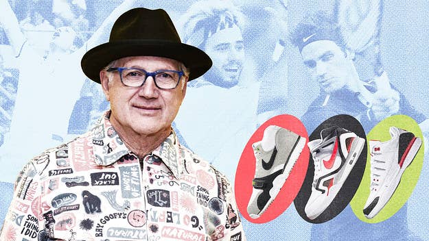 From creating the Air Tech Challenge line to designing for tennis players like Andre Agassi and Roger Federer, here’s more on Tinker Hatfield’s tennis legacy. 
