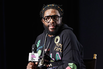 Questlove speaks onstage during a special screening Of Questlove's "Summer Of Soul"