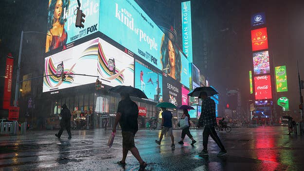 Dramatic videos of flooding caused by Ida hitting NY and New Jersey surfaced on Wednesday night. Some of the clips showed flash flooding in subway stations.