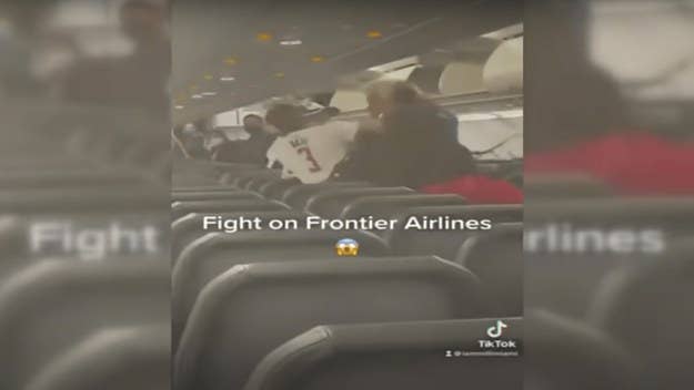 A brawl broke out on a flight from Philadelphia to Miami after a white passenger allegedly used a racial slur against a Black passenger on the plane.