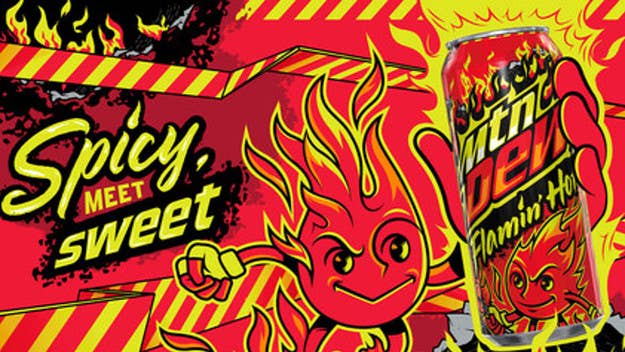 Mountain Dew teamed up with Flamin' Hot Cheetos to create something that the soft drink's marketing executive calls "one of our most provocative beverages yet."