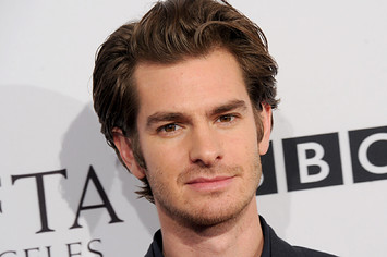 Andrew Garfield arrives at The BAFTA Tea Party.