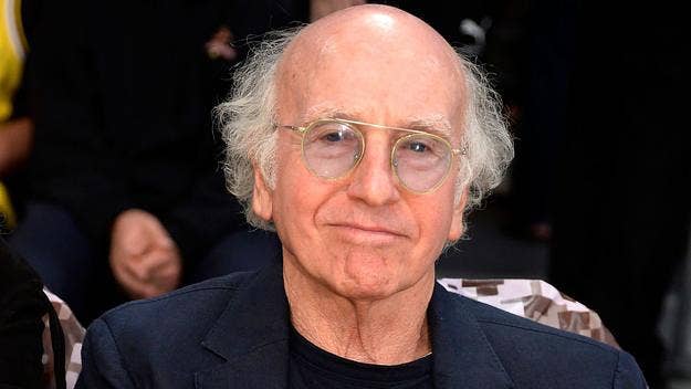 Larry David was spotted at STAUD’s Spring 22 show on Sunday Night, capping off New York Fashion Week. And he did the most Larry David thing ever. 

