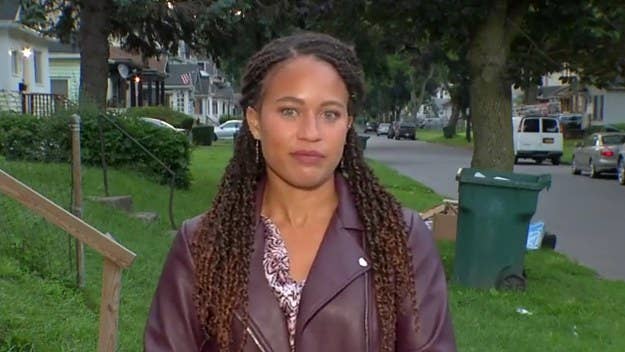 Rochester's Brianna Hamblin shared the clip on Friday, which was recorded moments before her live shot, where a man began making crude comments to her.