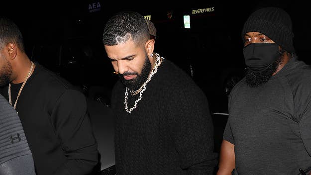 Drake and a woman whose identity has not been confirmed were photographed from above having a would-be private dinner. Invasion of privacy, indeed.