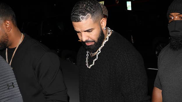 Drake and a woman whose identity has not been confirmed were photographed from above having a would-be private dinner. Invasion of privacy, indeed.