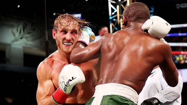 Logan Paul responded to speculation about a clip from his flight against Floyd Mayweather, in which some people thought he looked as though he got knocked out.
