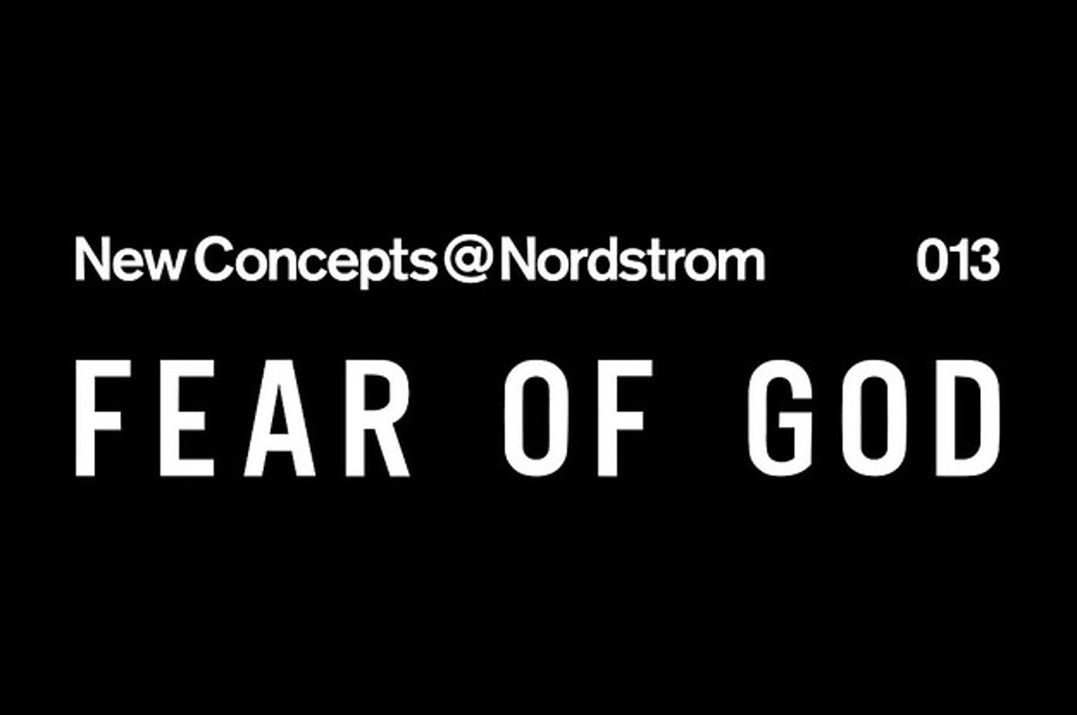 Shop Fear Of God's Exclusive Nordstrom Pop Up That Launches Today