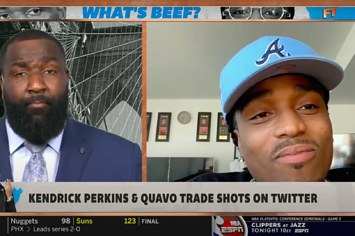 Kendrick Perkins and Quavo on 'First Take'