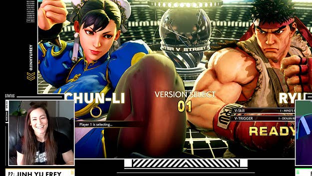 DJ Akademiks takes on two time Invicta FC atomweight champion, Jinh Yu Frey, in virtual game of Street Fighter V. They discuss her late entry into the MMA, her affinity for wearing cos play at weigh-ins, and some of the dirty tactics she's faced in the octagon.