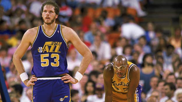 Former Utah Jazz center and two-time NBA defensive player of the year Mark Eaton died Saturday after crashing his bike in Summit County, Utah. He was 64.