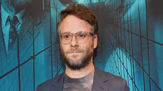 According to Rogen, there's a chance security cameras on the property captured his pre-meeting panic piss. The meeting itself, meanwhile, was "bizarre."